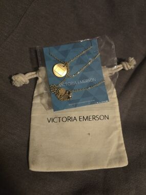 Victoria Emerson Gold Multi-Layer Pendant Necklace Set